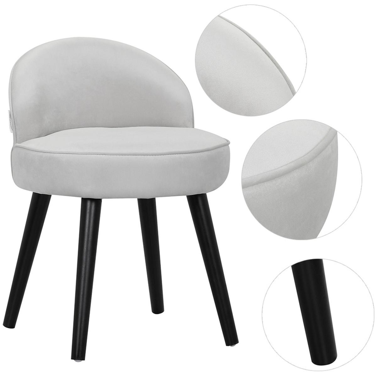 Upholstery Chair - Grey White – image 4