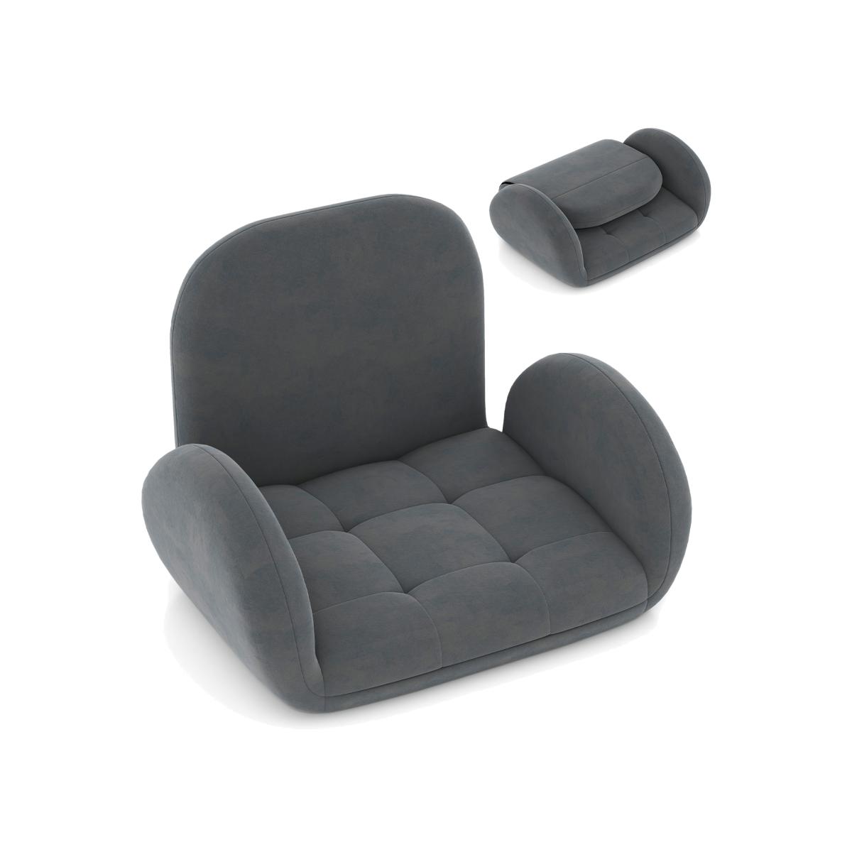 Folding Floor Game Chair - Grey