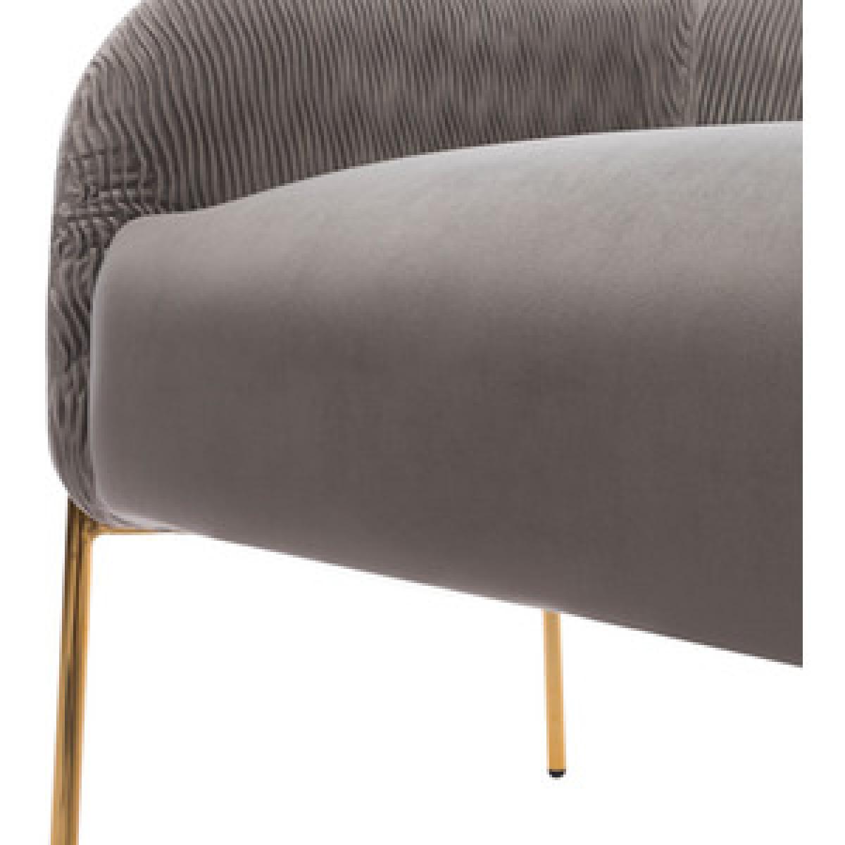 Pleated Velvet Accent Chair Single/Double - Green / Single – image 6