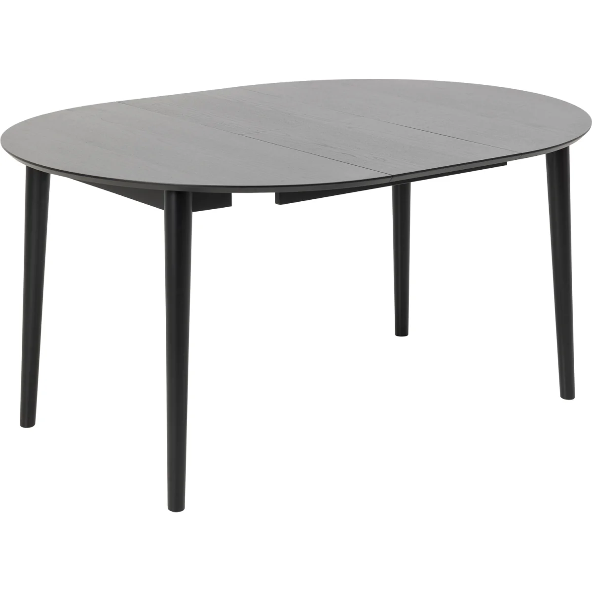 Montreux Round Ext Table Black 115-154 + 4 Cassandra Chairs Black - Black – image 2