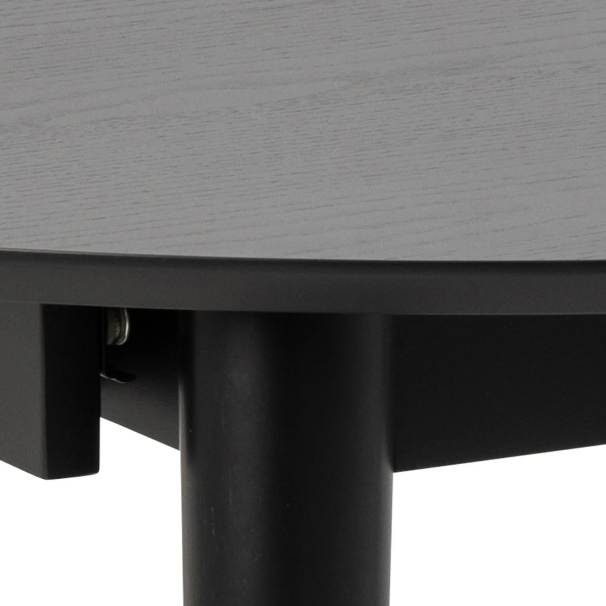 Montreux Round Ext Table Black 115-154 + 4 Cassandra Chairs Black - Black – image 4
