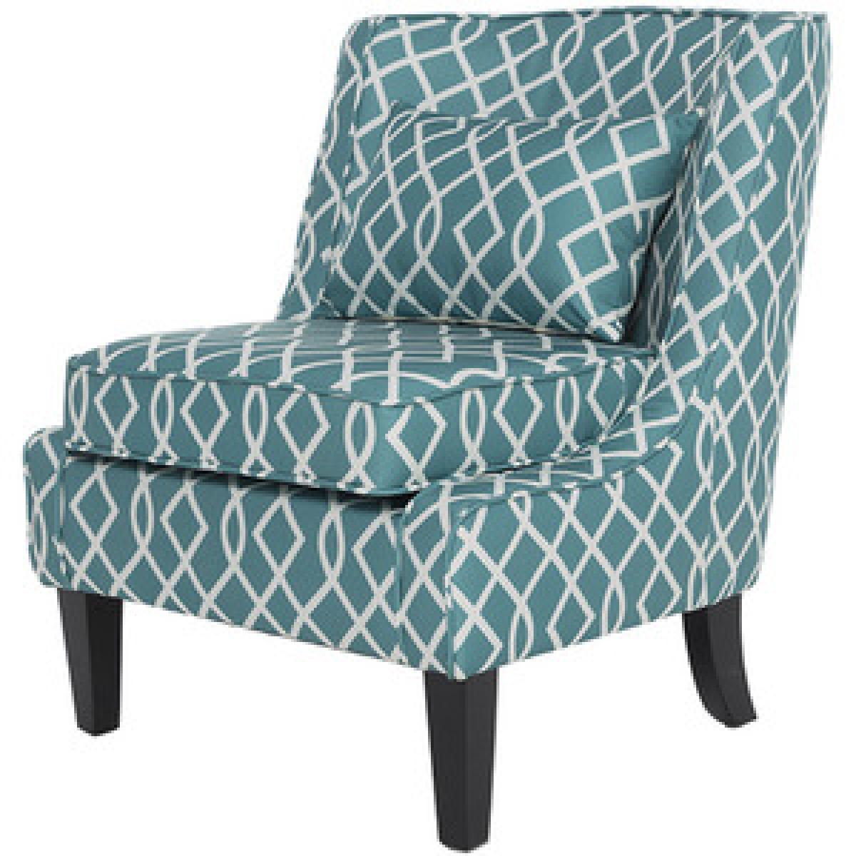 Armless Accent Chair - Floral – image 10