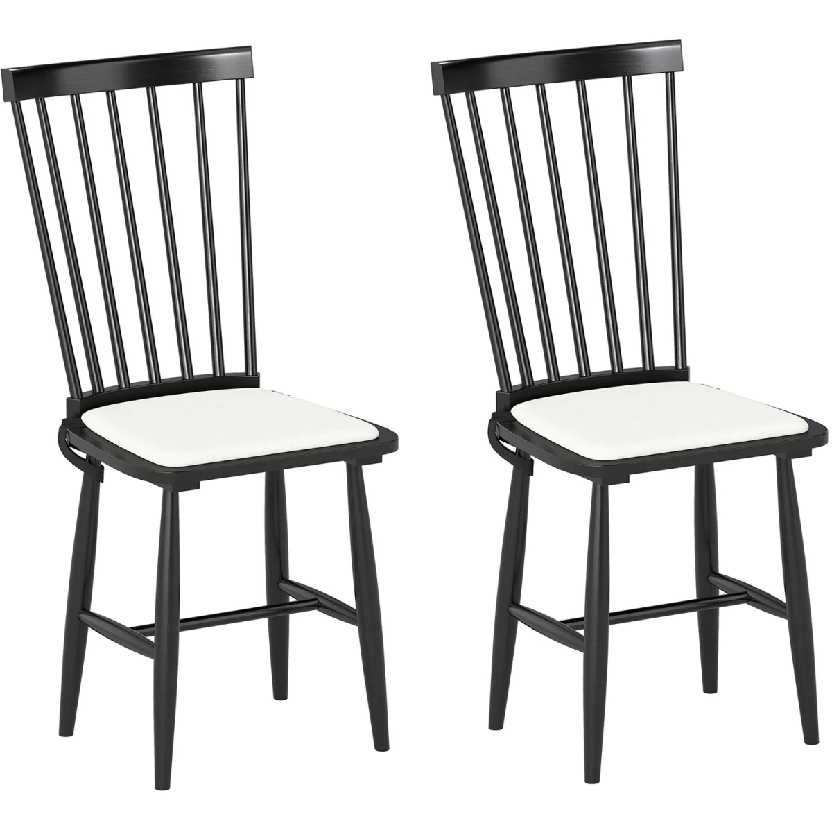 Set of 2 Farmhouse Wooden Chairs – image 10
