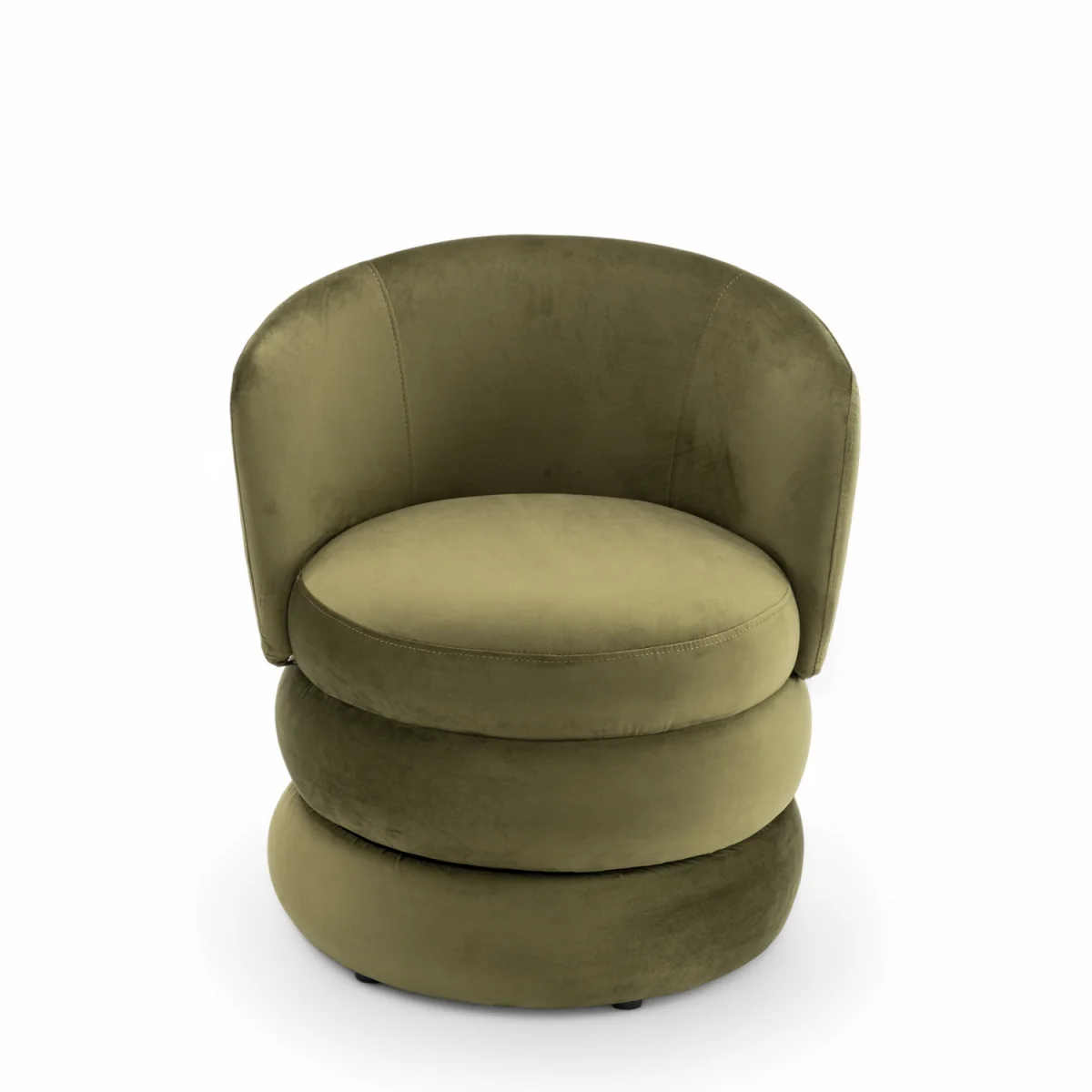 Velvet Sage Green Tilly Accent Swivel Chair - Sage Green – image 2