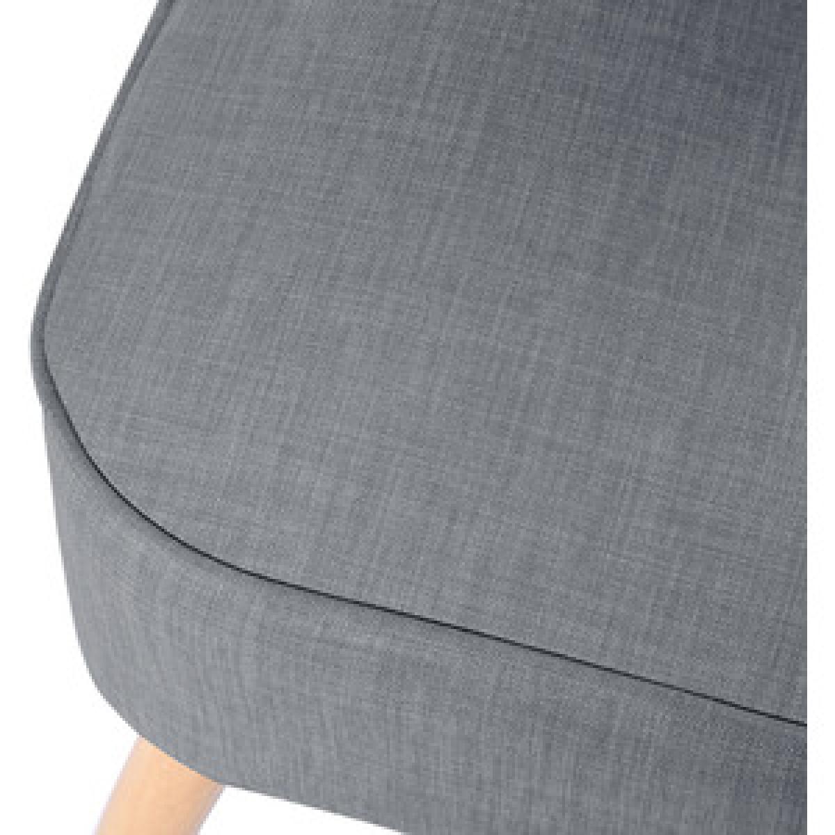 Cocktail Linen Accent Chair - Blue – image 7