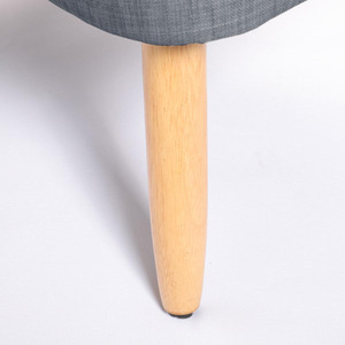 Cocktail Linen Accent Chair - Blue – image 8