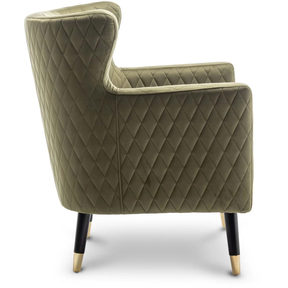 Velvet Sage Green Alessia Accent Chair - Sage Green – image 4