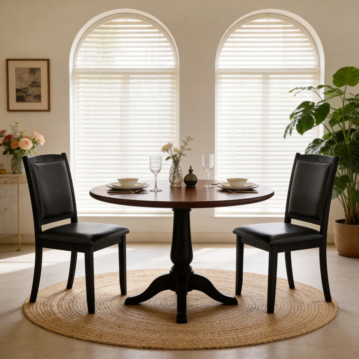 Mid-Century Armless Side Chair – image 9