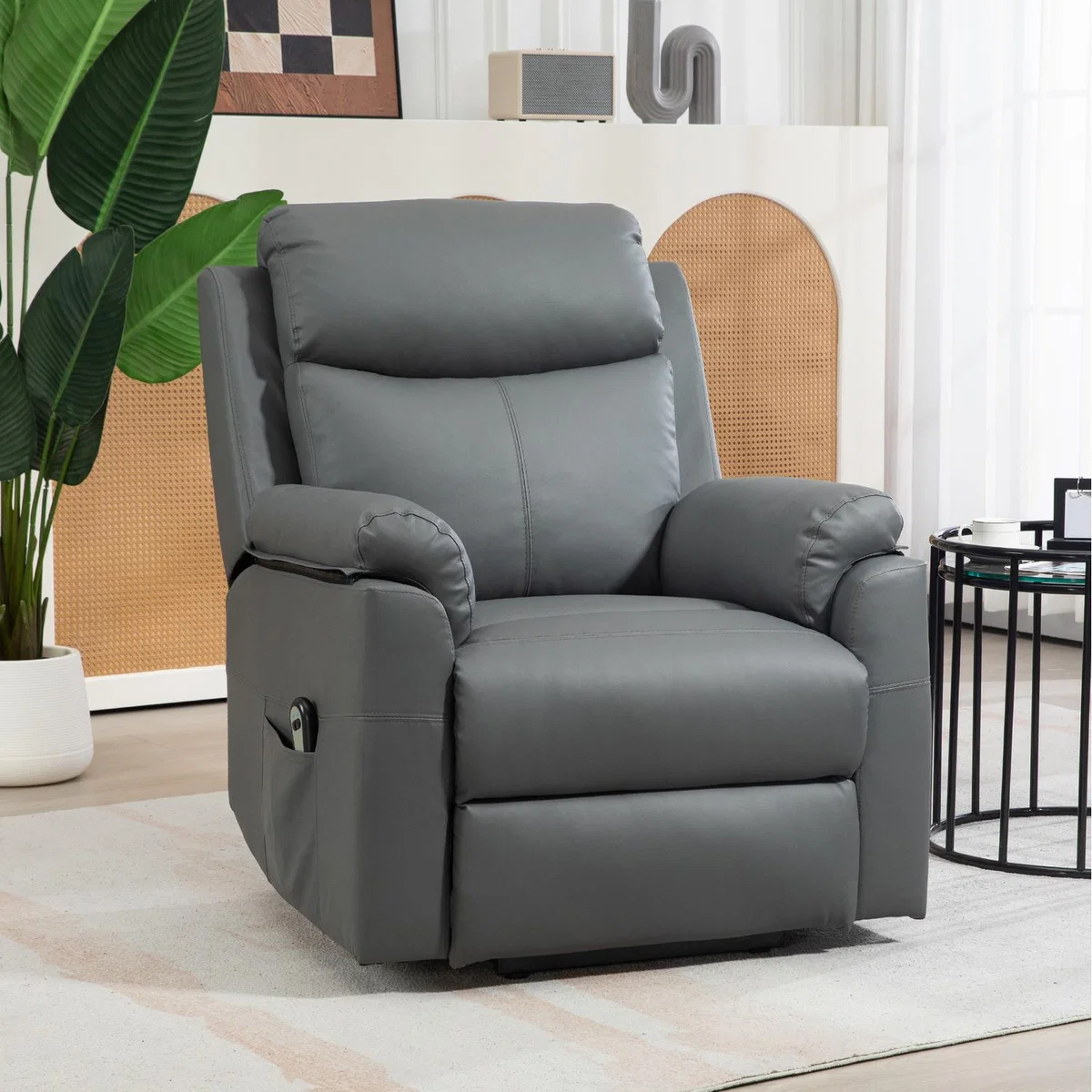 HOMCOM Electric Power Lift Chair Remote - Grey