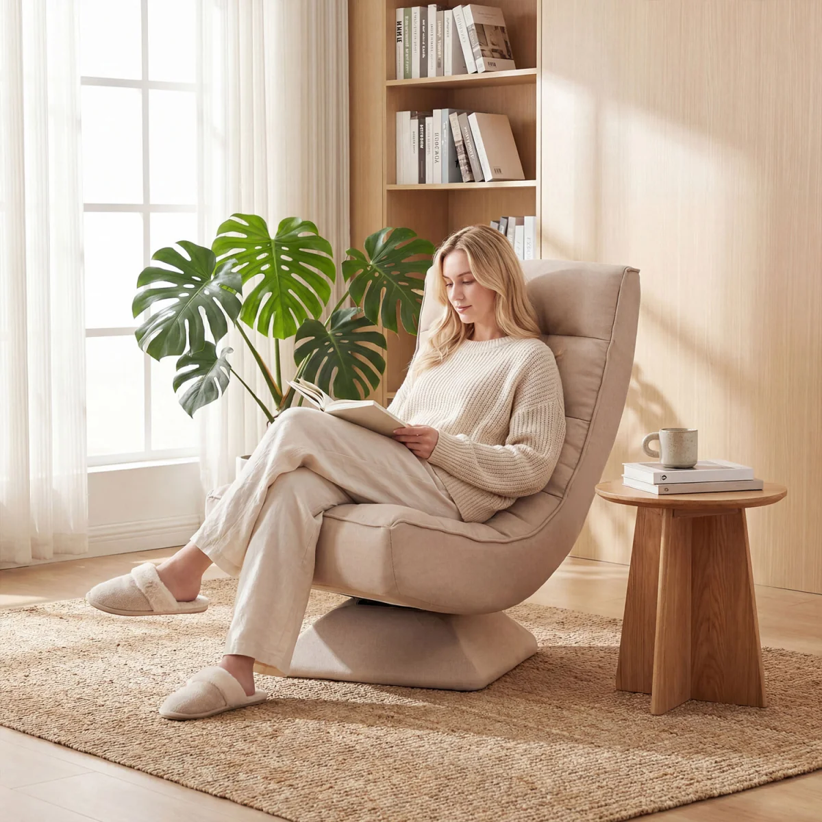 4-Position Adjustable Floor Chair – image 4