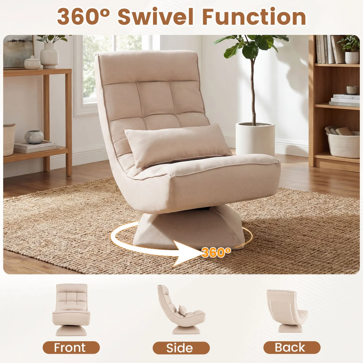 4-Position Adjustable Floor Chair – image 10