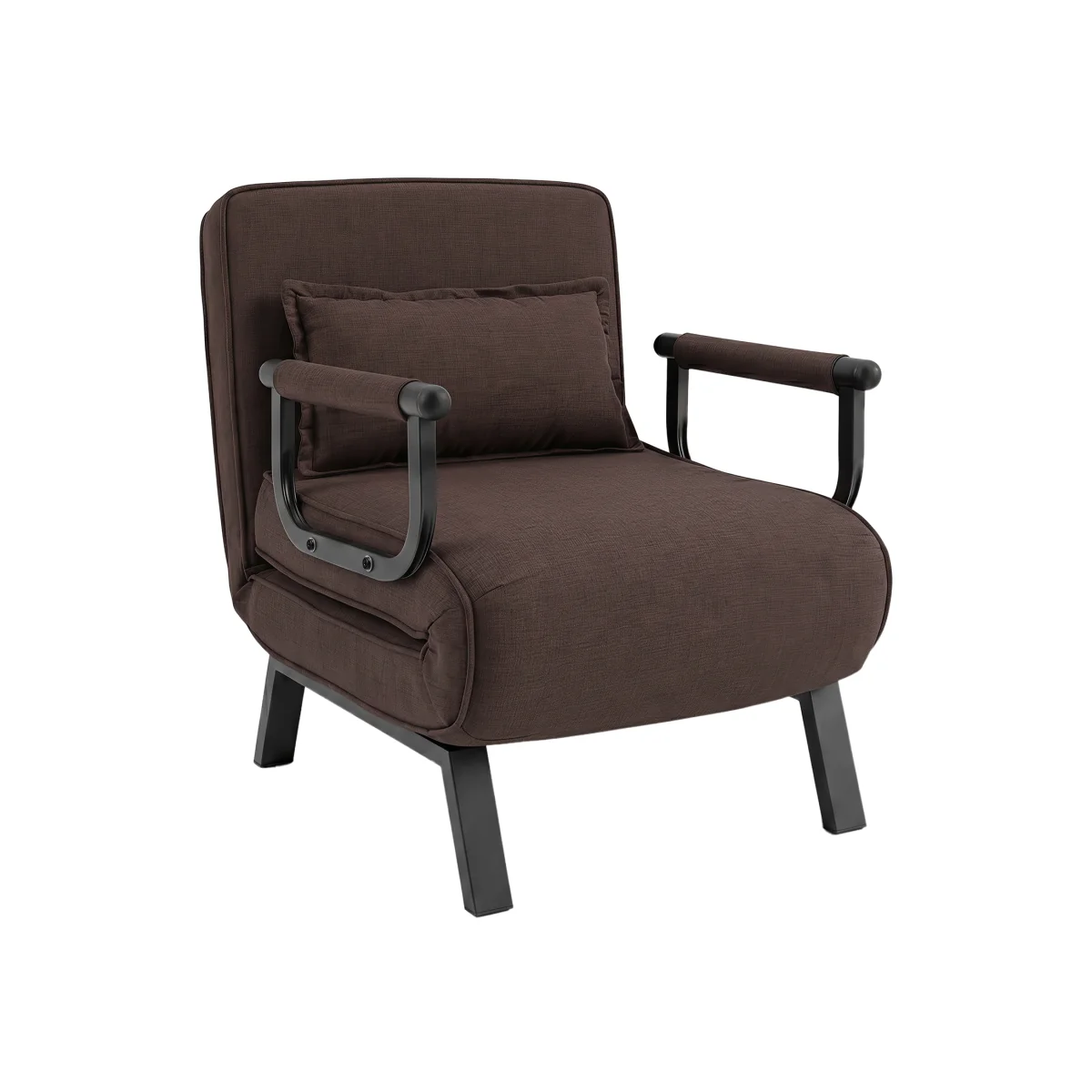 Convertible Sleeper Chair - Brown – image 1