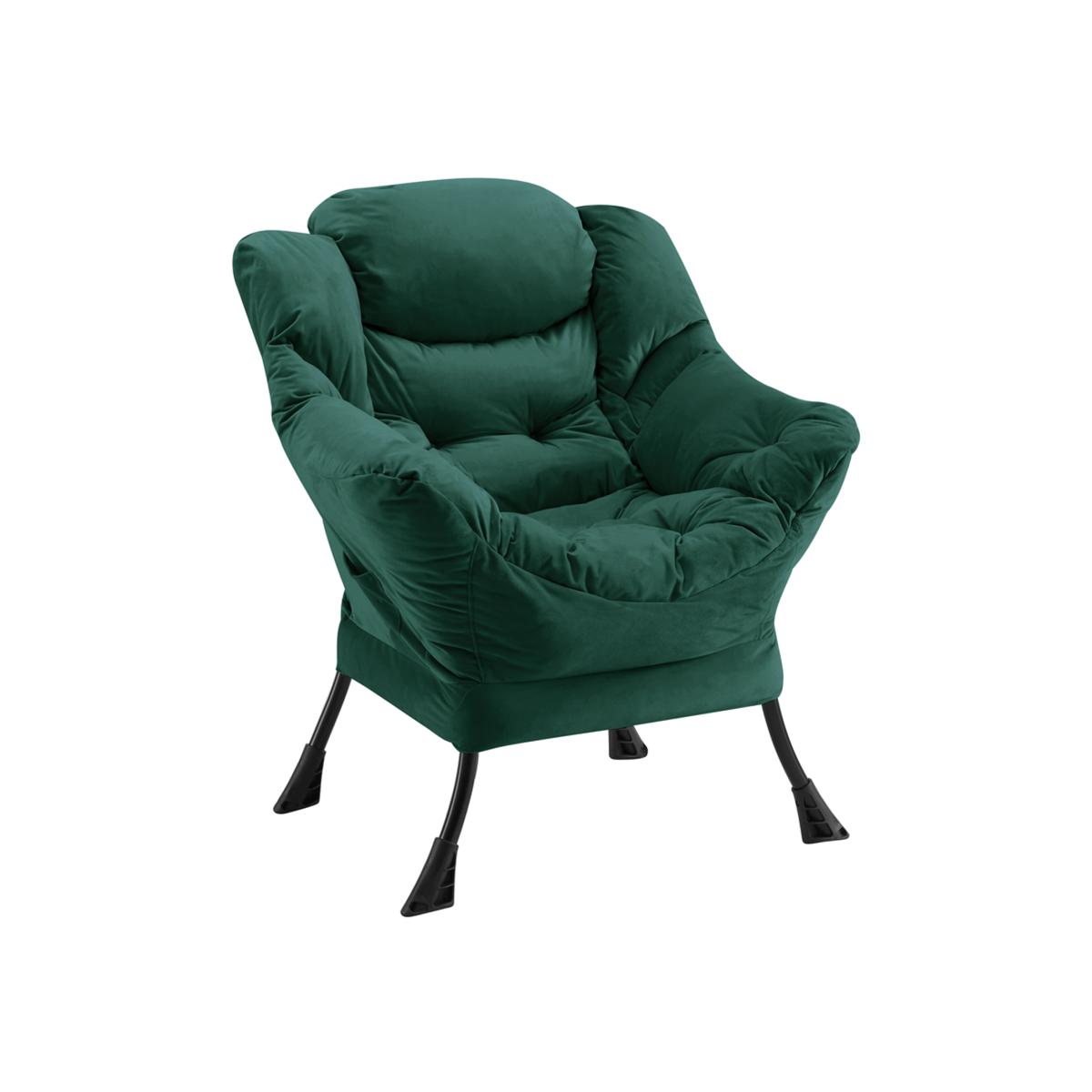 Mellow Lazy Chair - Green Velvet