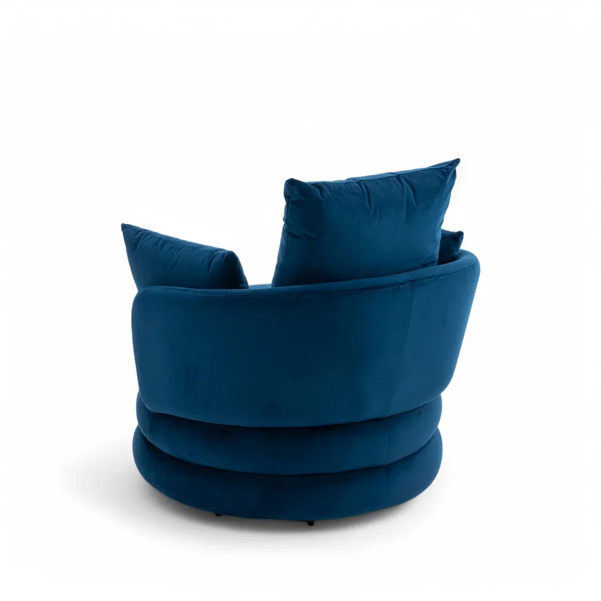 Velvet Blue Teri Accent Swivel Chair - Blue – image 5
