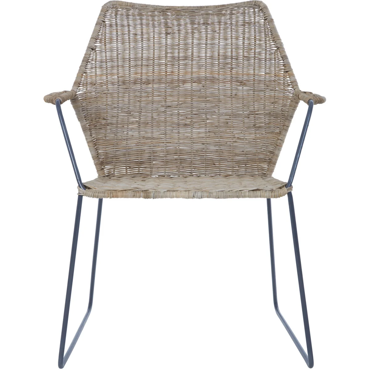 Manado Angled Design Natural Rattan Chair - Natural – image 2