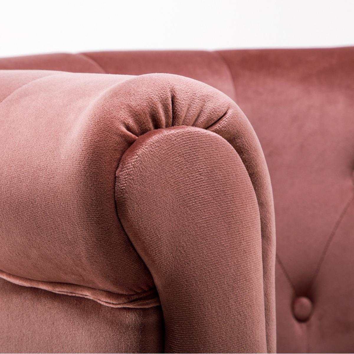 Velvet Tub Chair - Smokey Pink – image 10