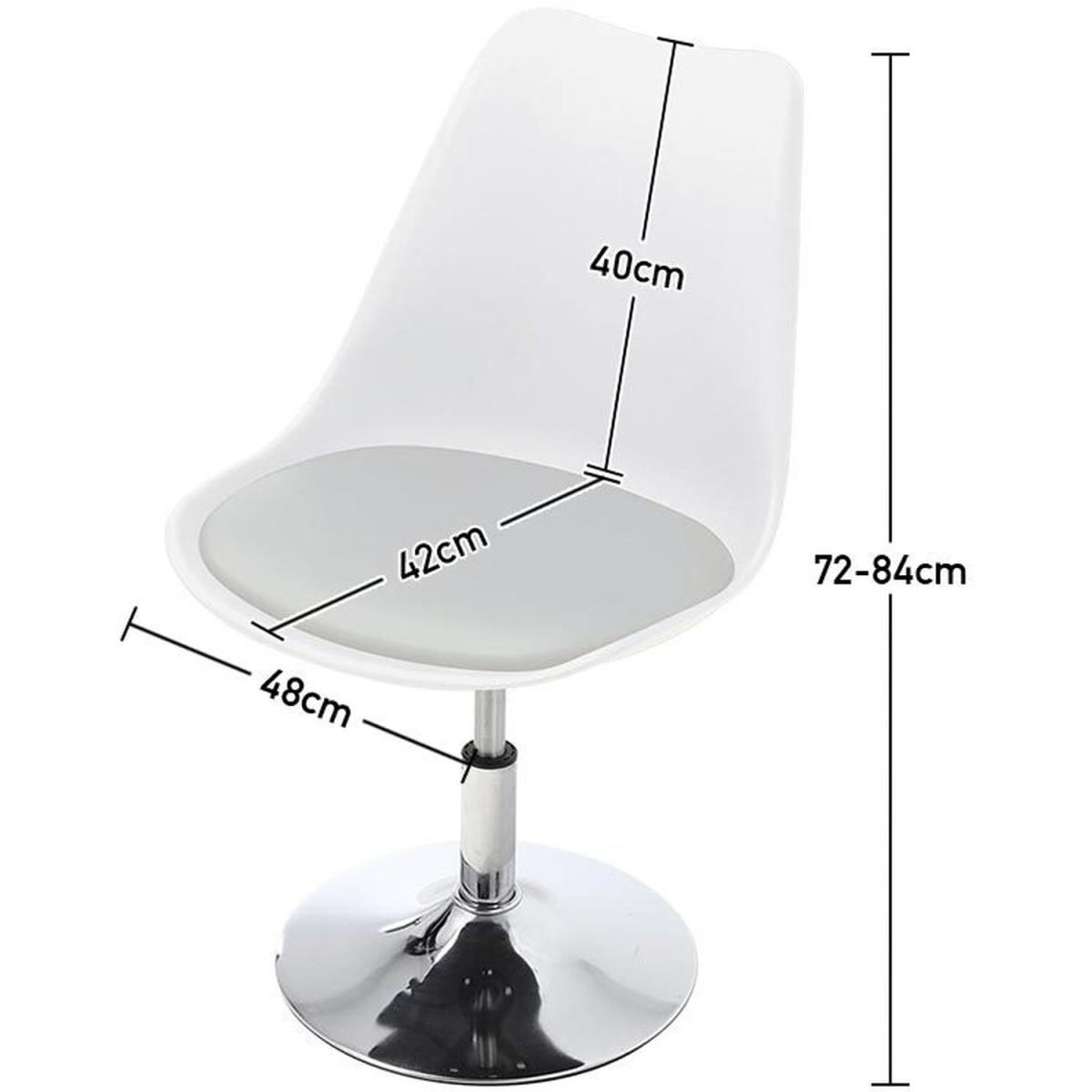 Modern Accent Chair  - White – image 2