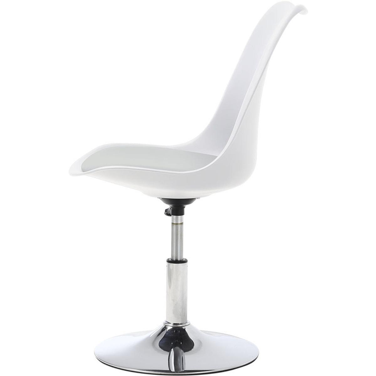 Modern Accent Chair  - White – image 4