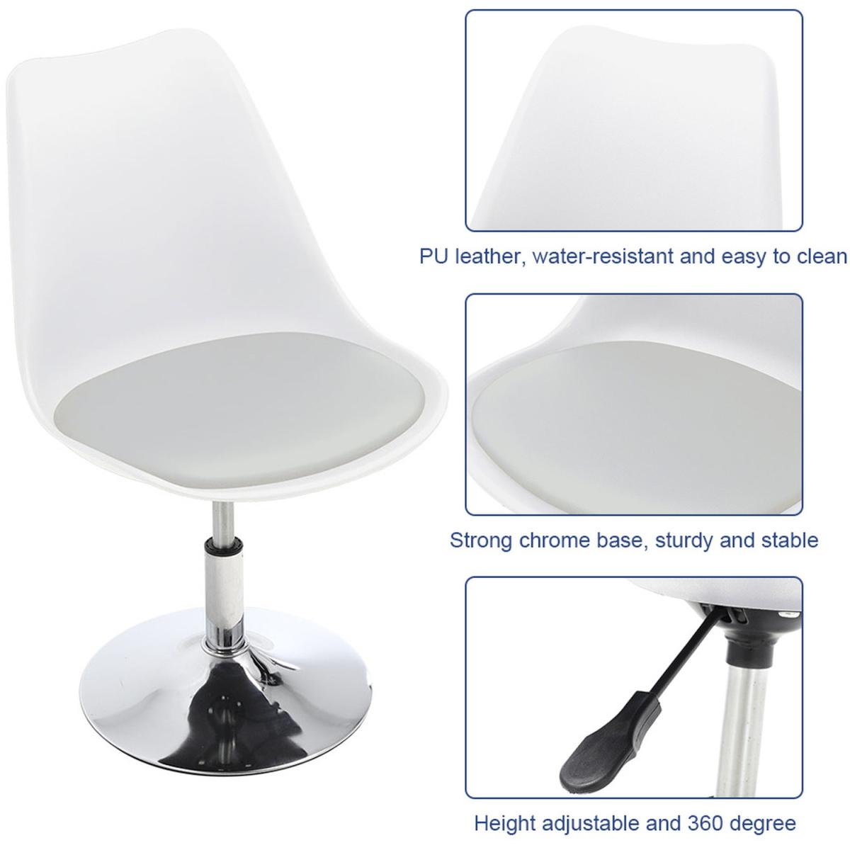 Modern Accent Chair  - White – image 9