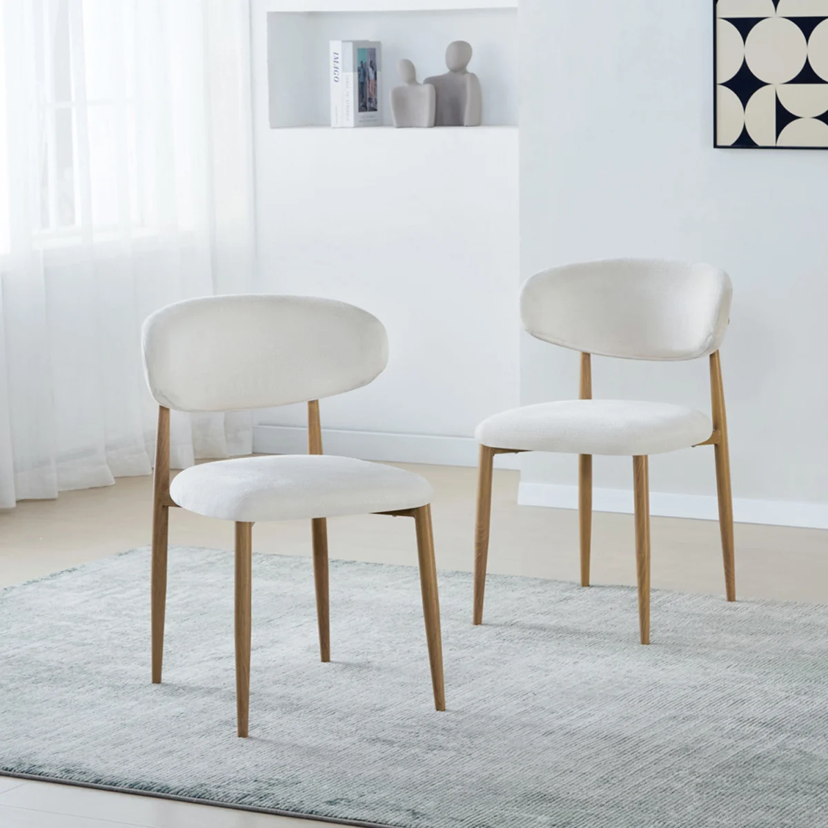 Pair of Salcombe Chairs - White – image 1