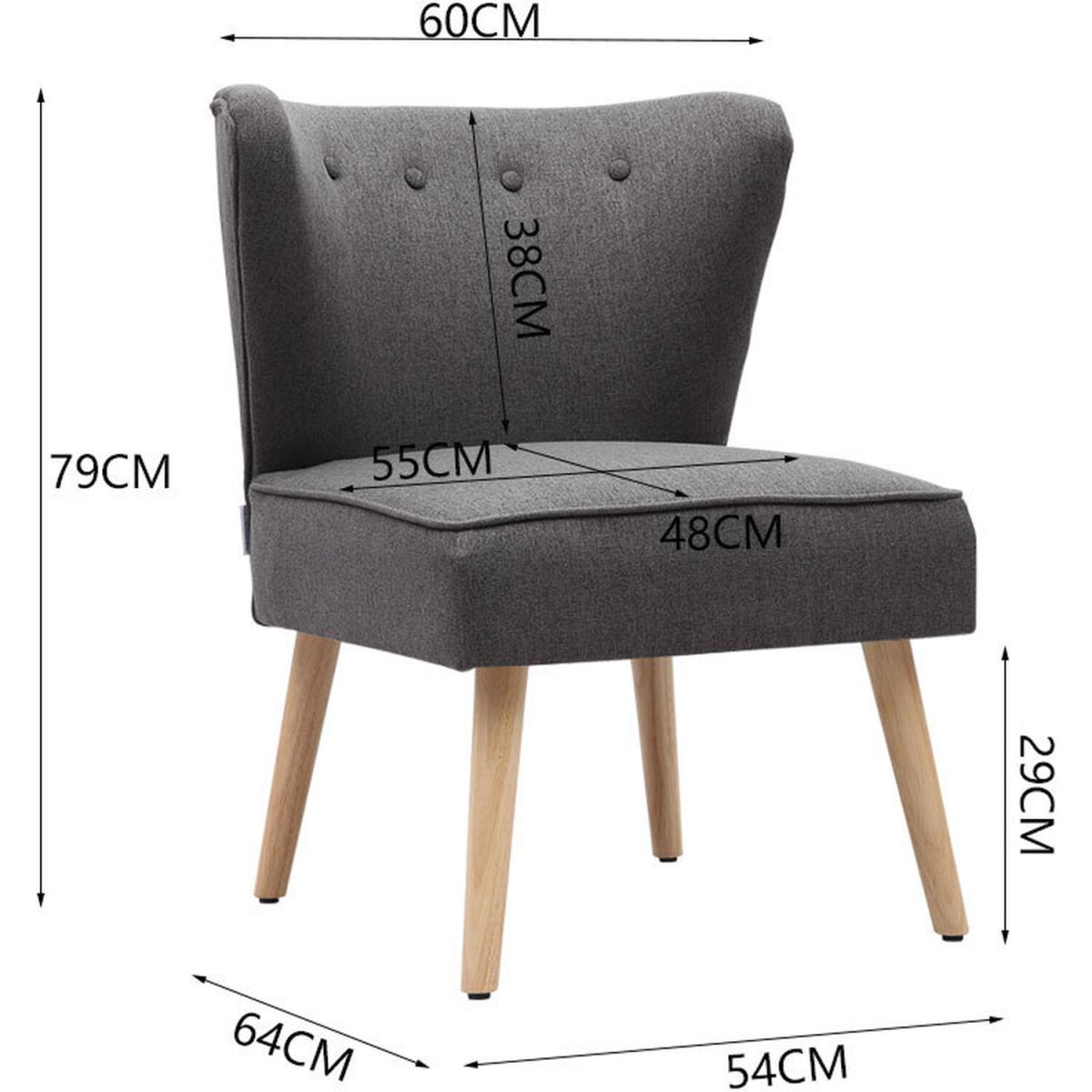 Accent Side Chair - Grey – image 3