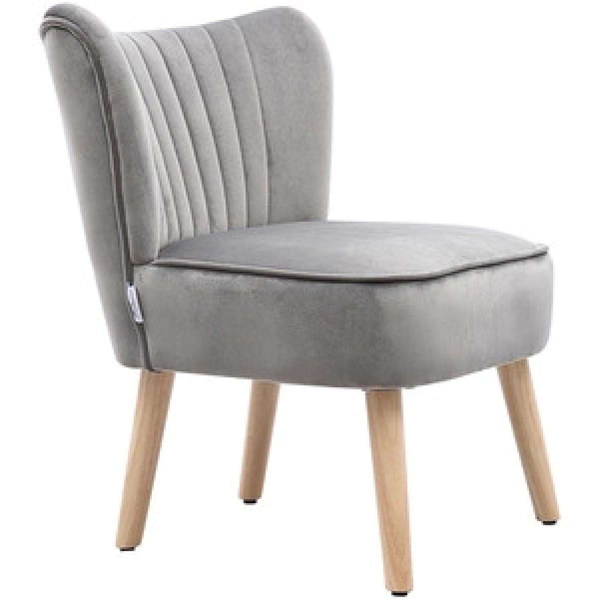 Velvet Stiched Accent Chair - Smokey Pink – image 11
