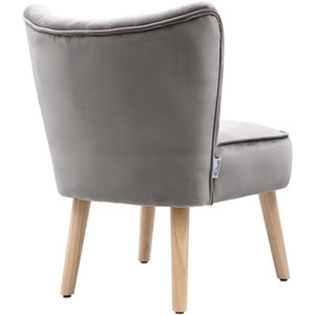 Velvet Stiched Accent Chair - Smokey Pink – image 12