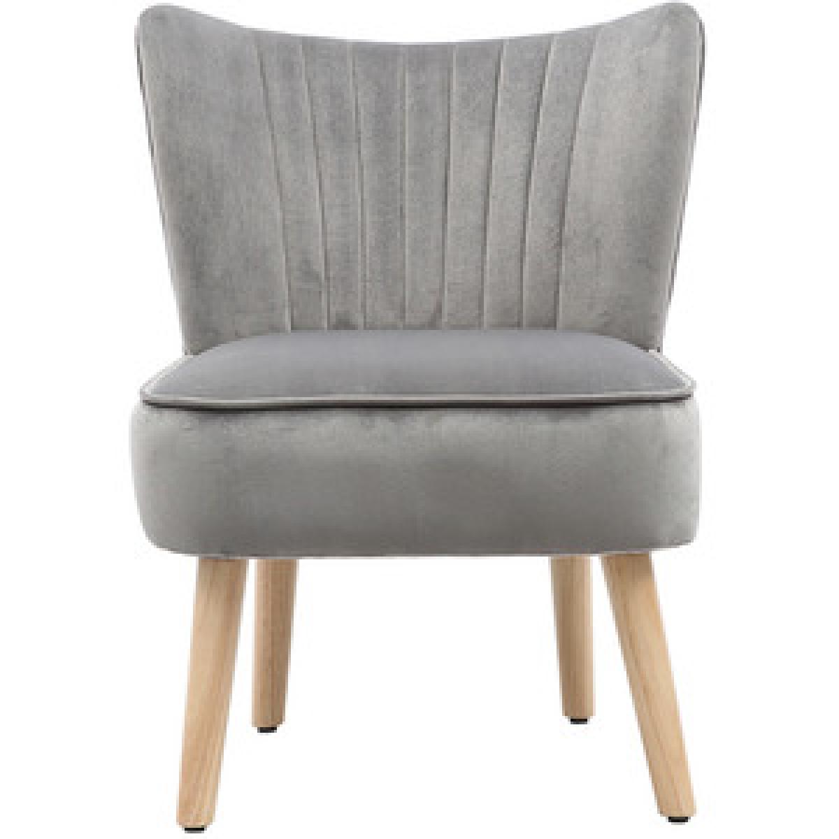 Velvet Stiched Accent Chair - Smokey Pink – image 14