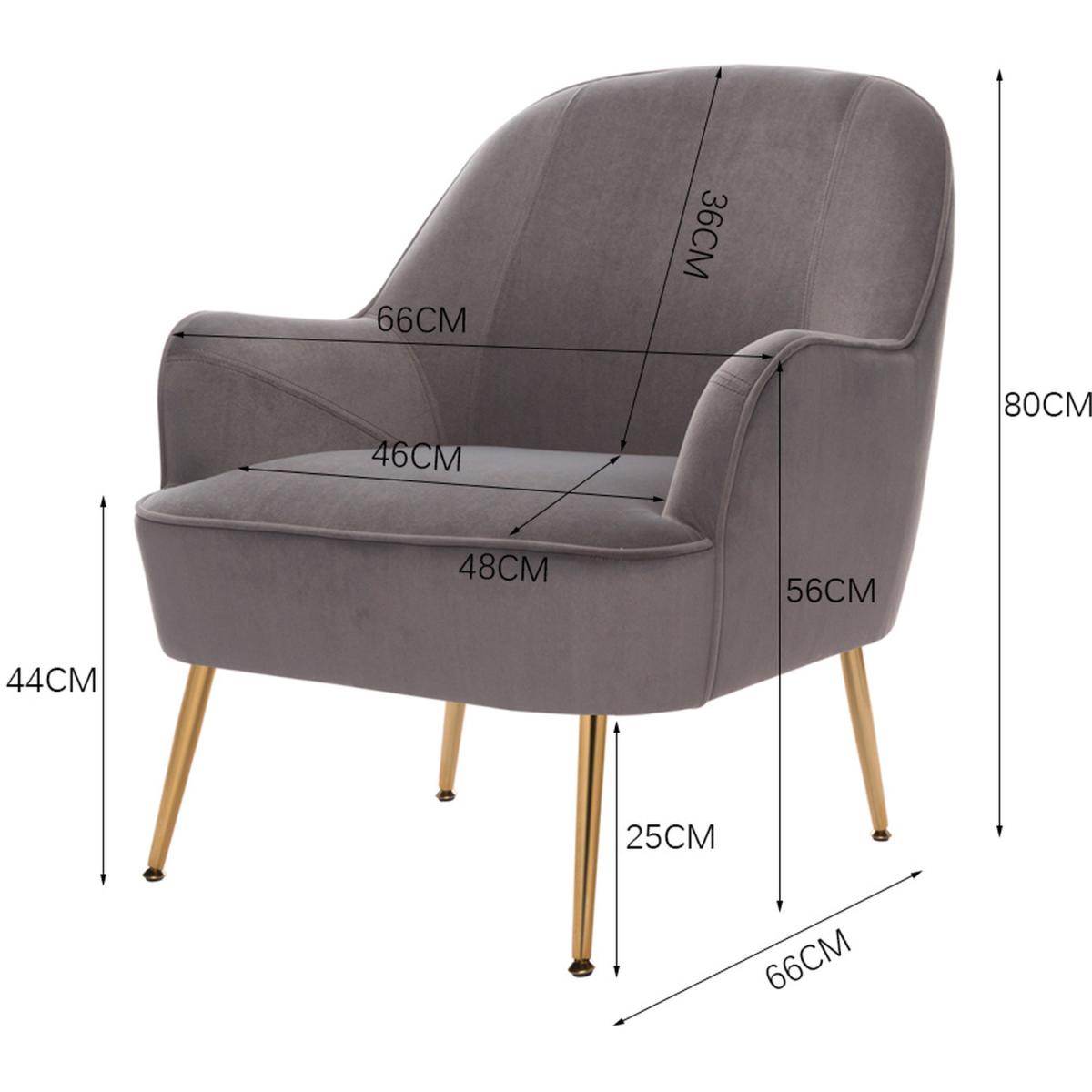 Accent Chair - Grey – image 5