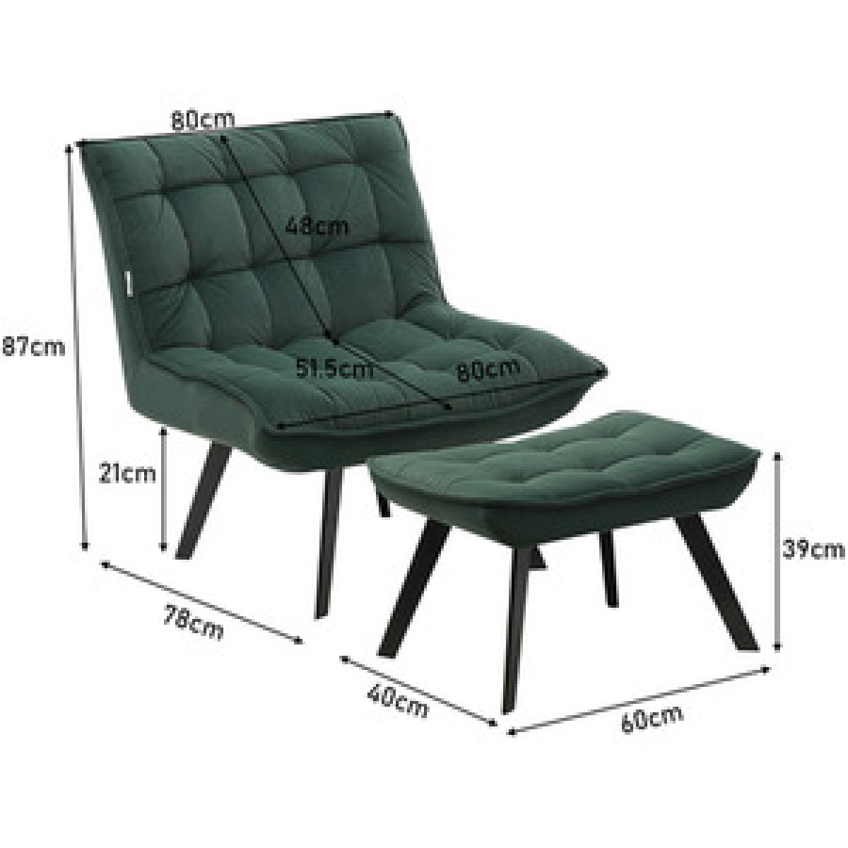 Armless Lounge Chairs and Footstools - Grey – image 12