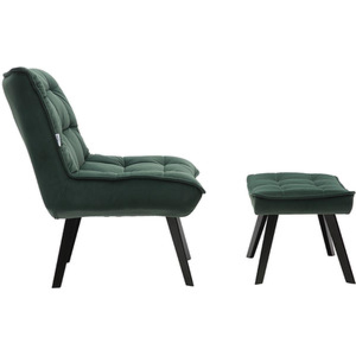 Armless Lounge Chairs and Footstools - Grey – image 8