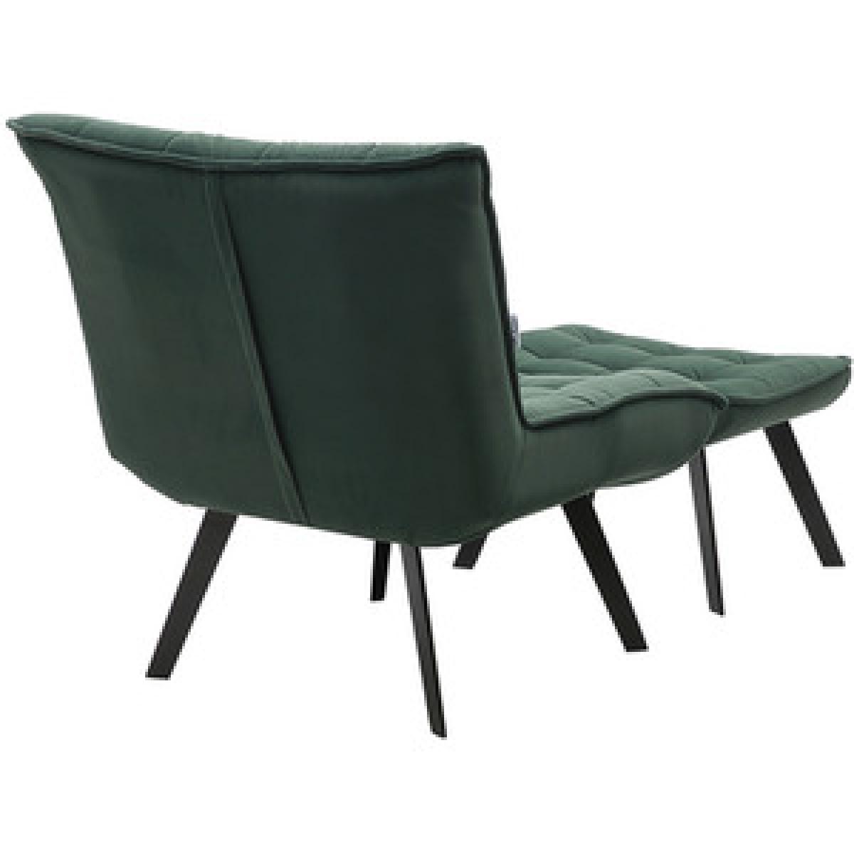 Armless Lounge Chairs and Footstools - Grey – image 9