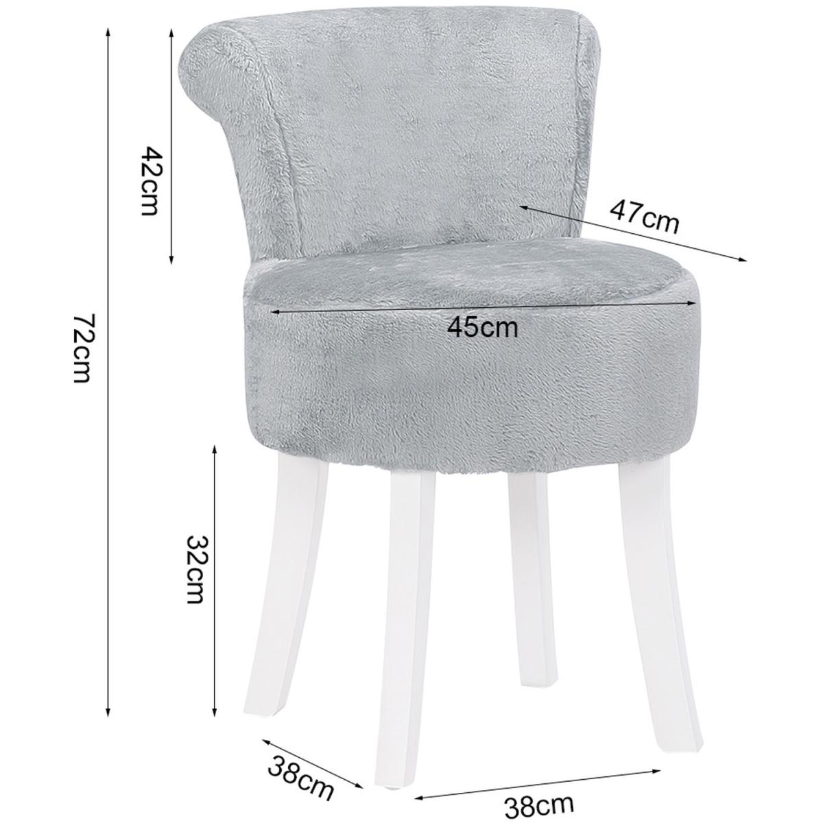Plush Chair - Grey – image 6