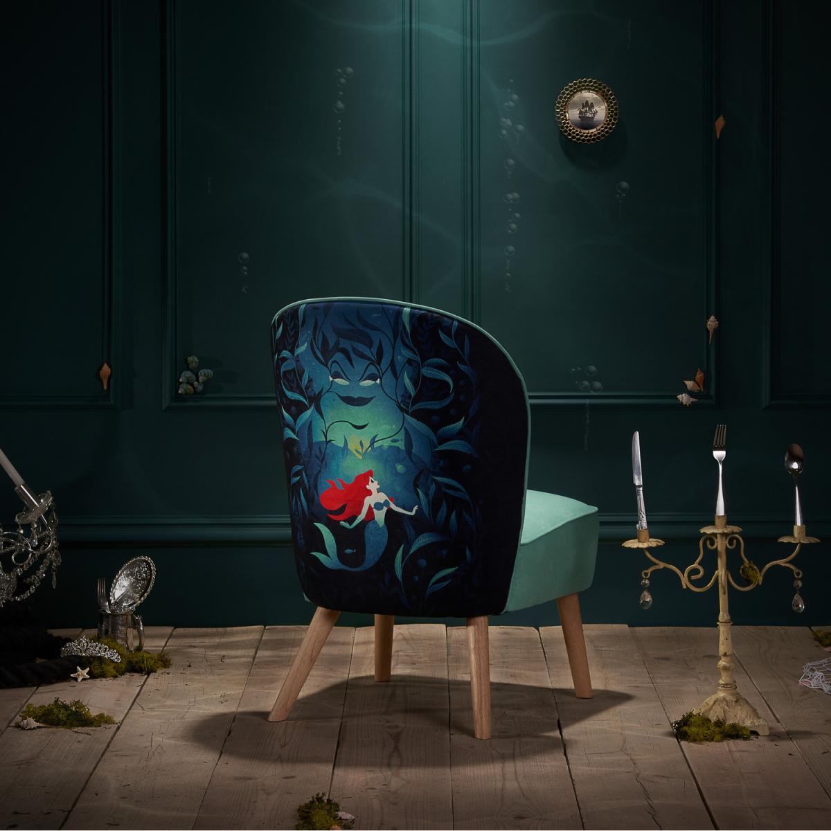 Disney Little Mermaid Accent Chair - Green – image 3