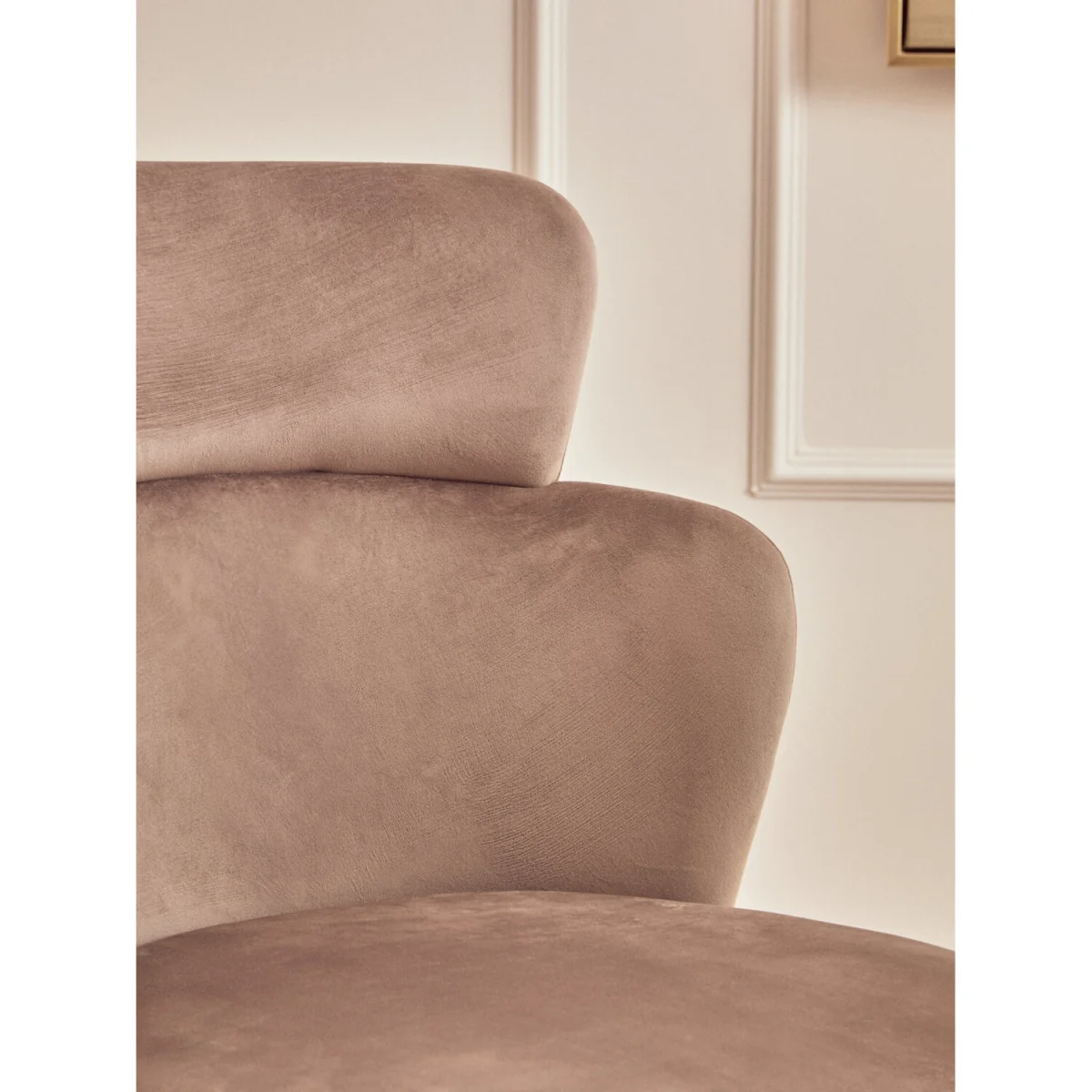 Veneto Mink Velvet Chair – image 2
