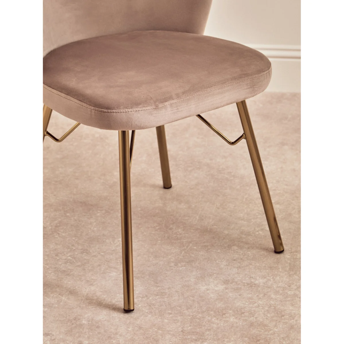 Veneto Mink Velvet Chair – image 3