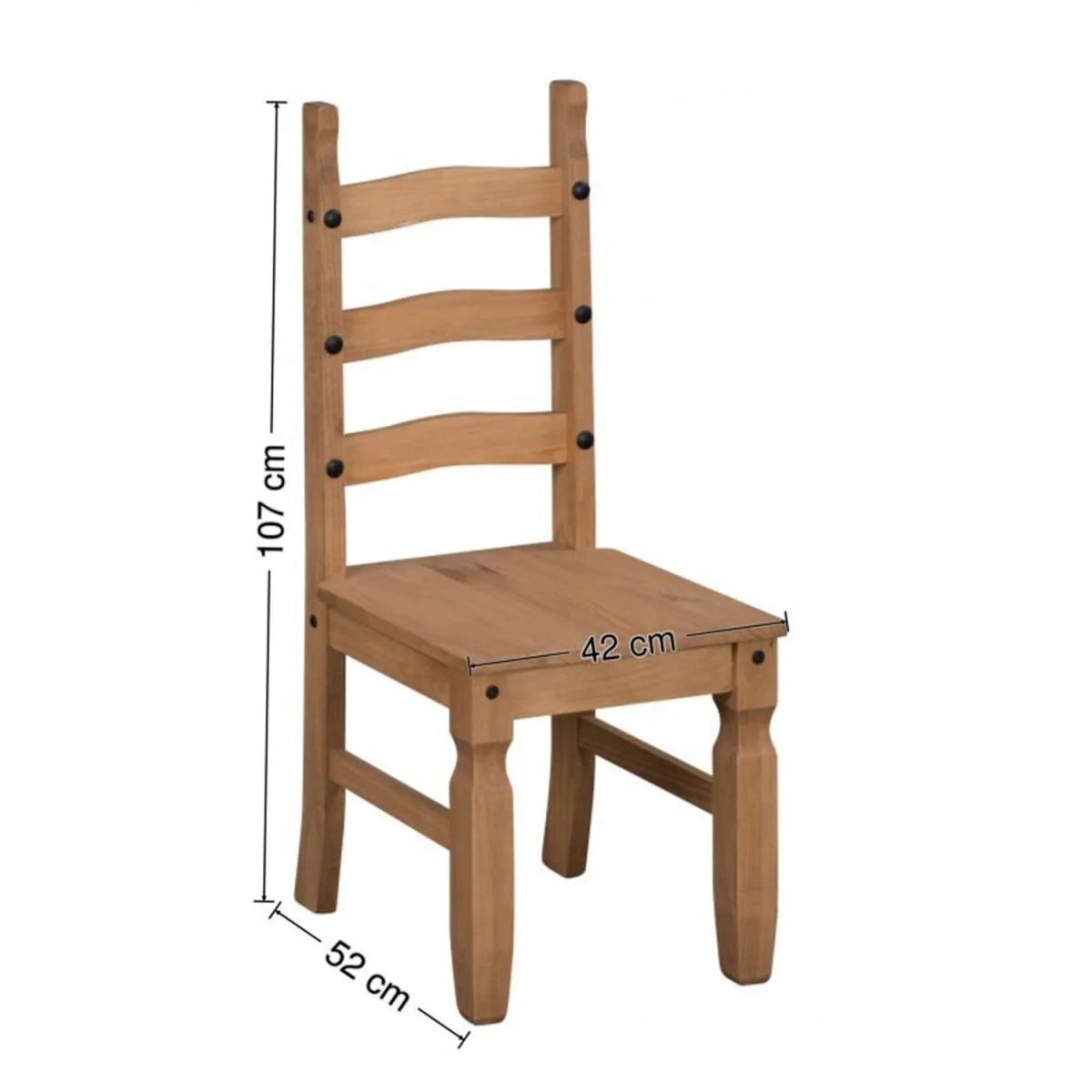 Mercers Furniture Corona Small Extending Table 4 Chairs - Antique Wax – image 4