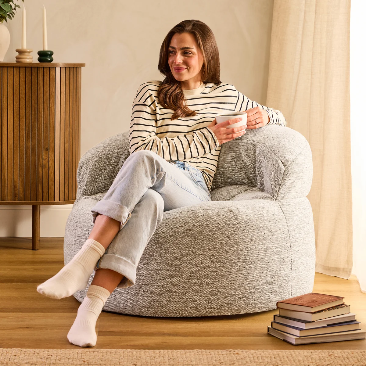 icon Orb Accent Chair Woven, Natural - Natural – image 3