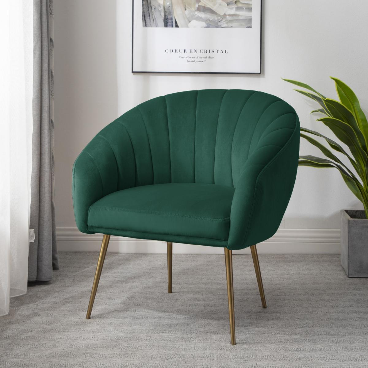 Helena Accent Chair - Green – image 1