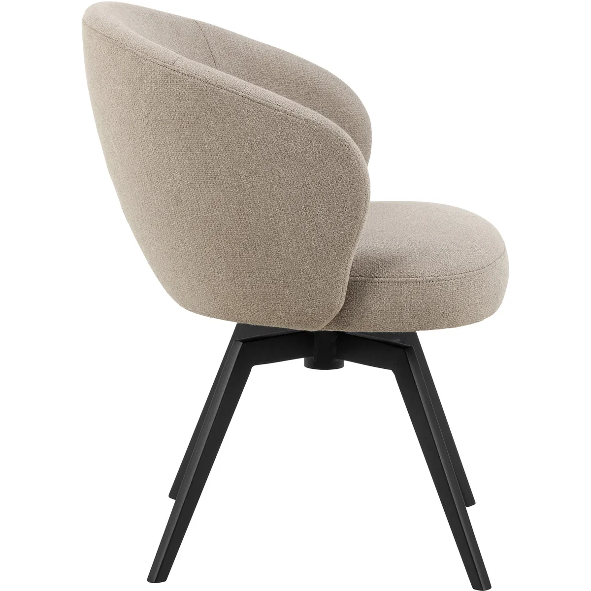 Darlene Dining Chair Armrest Swivel Function - Beige – image 24