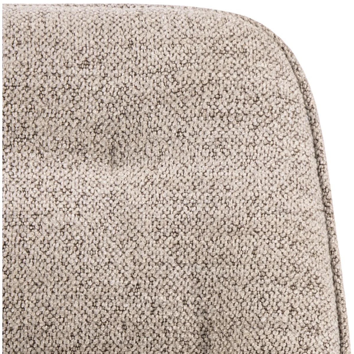 Wicklow Rect Table Grey/Black 140x80 + 4 Brooke Monza Beige Chairs - Grey & Black – image 5