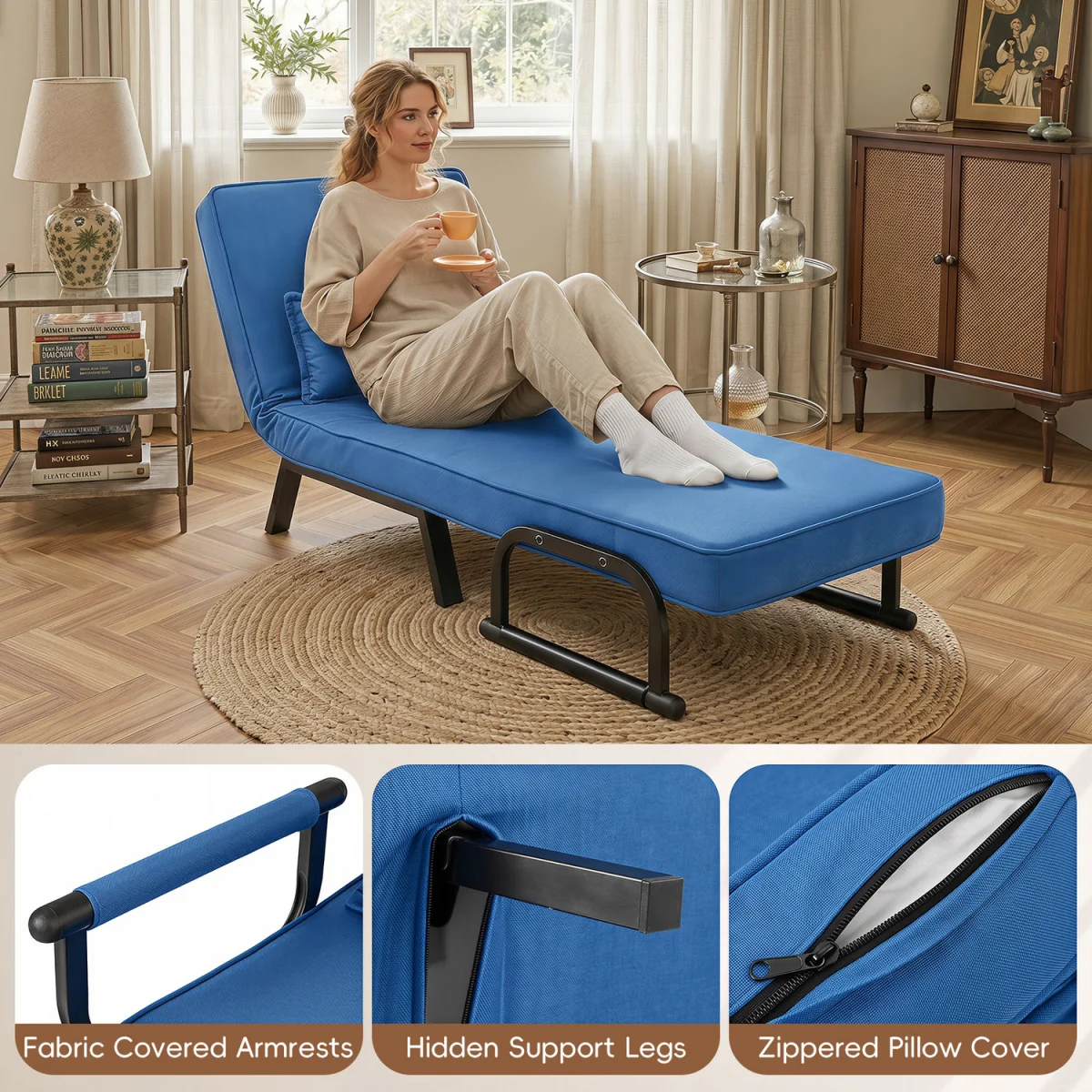 3 in 1 Convertible Sleeper Chair – image 5