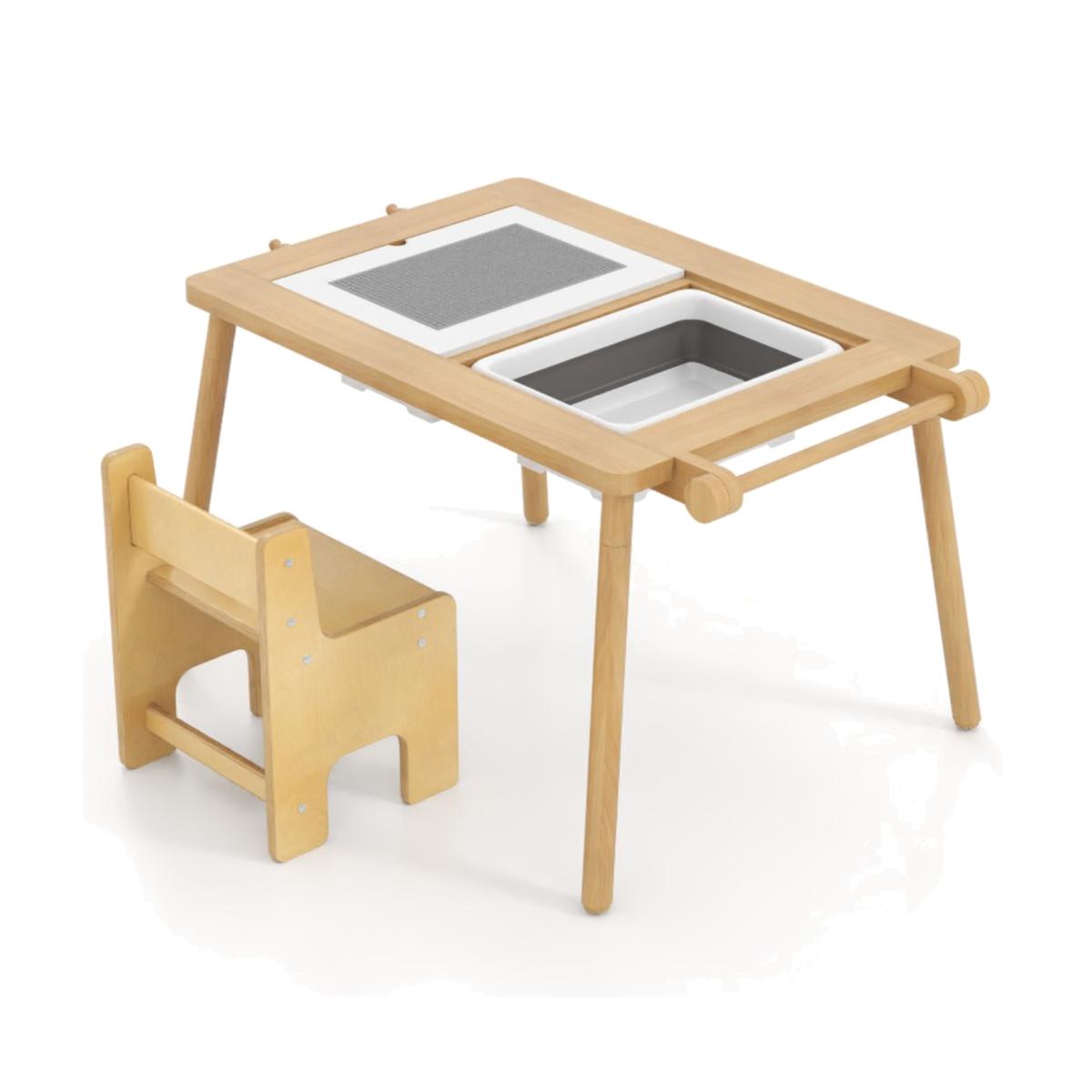 Sensory Table and Chair Set - Natural