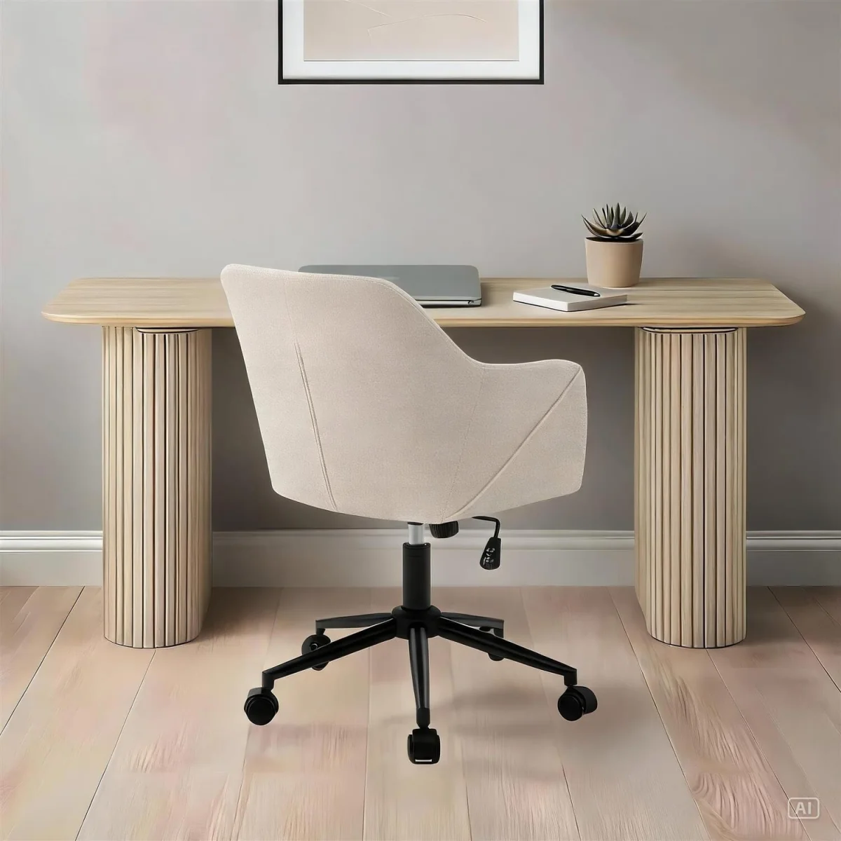 Lumera Swivel Chair - Beige – image 4
