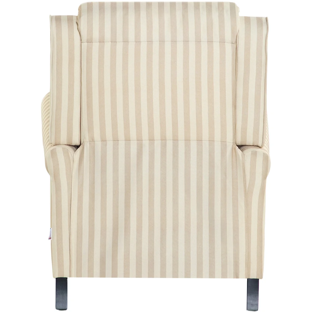 Recliner Chair with Footstool for Ultimate Comfort - Light Brown & Beige White – image 5