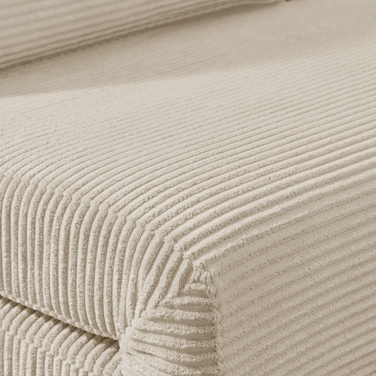 Bobby Cream Jumbo Corduroy Single Folding Sofa Bed Chair - Cream – image 4