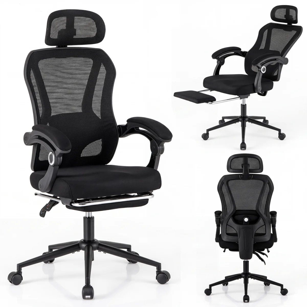 Mesh Computer Chair with 2D Headrest – image 4