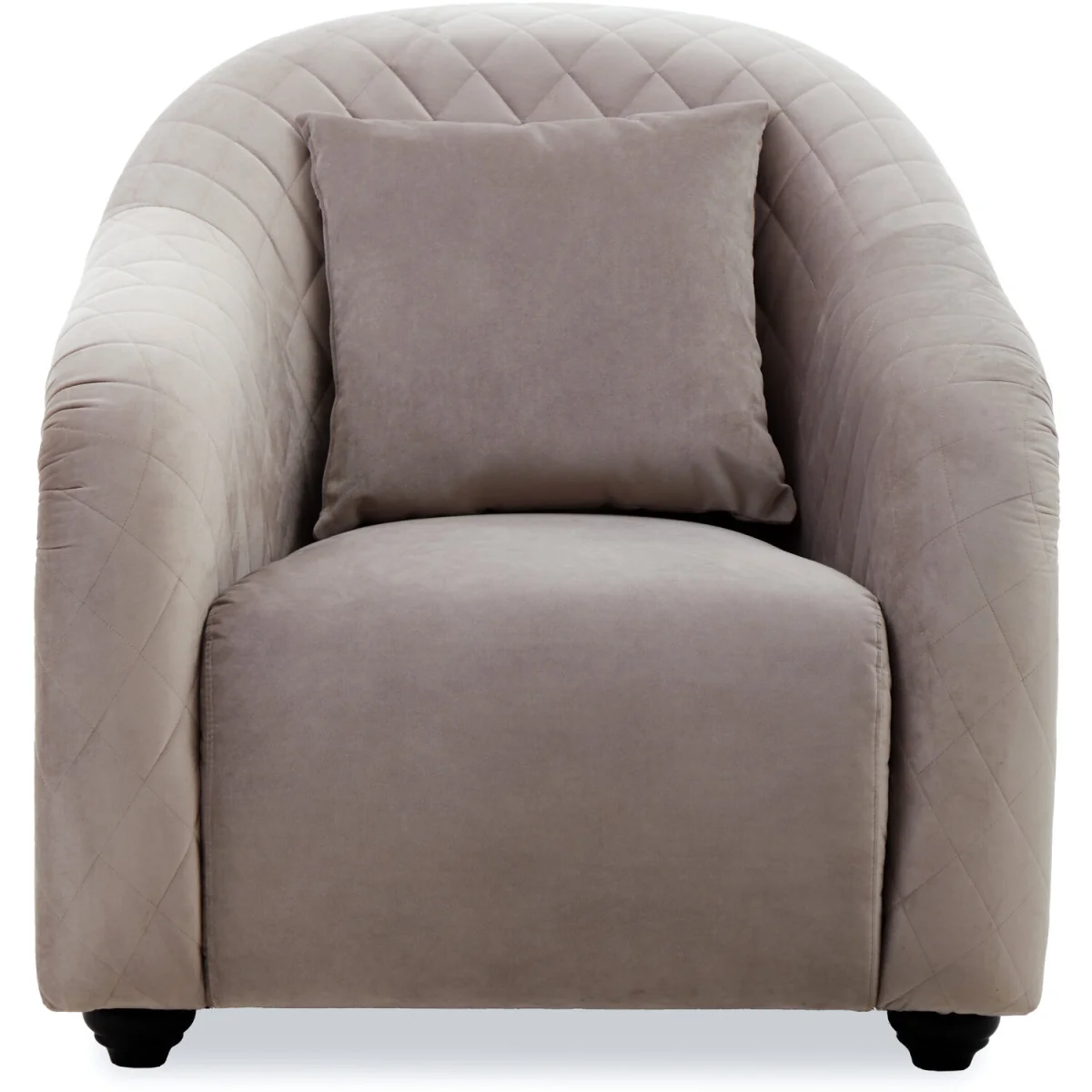 Fifi Grey Velvet Chair - Grey – image 2