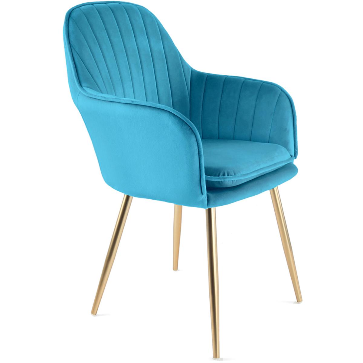 Muse Velvet Accent Arm Tub Chair with Chrome Legs - Silver Pink – image 5