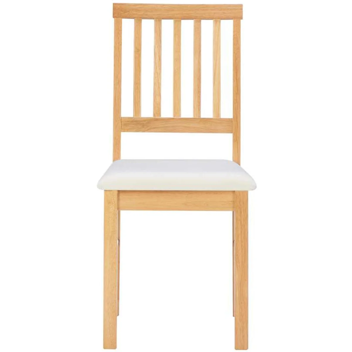 Pair of Solid Wood chairs in Oak finish - Oak – image 6